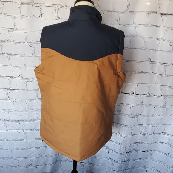 Cinch, ladies women's vest, work wear, size XL, brown canvas, concealed carry - Picture 2 of 11